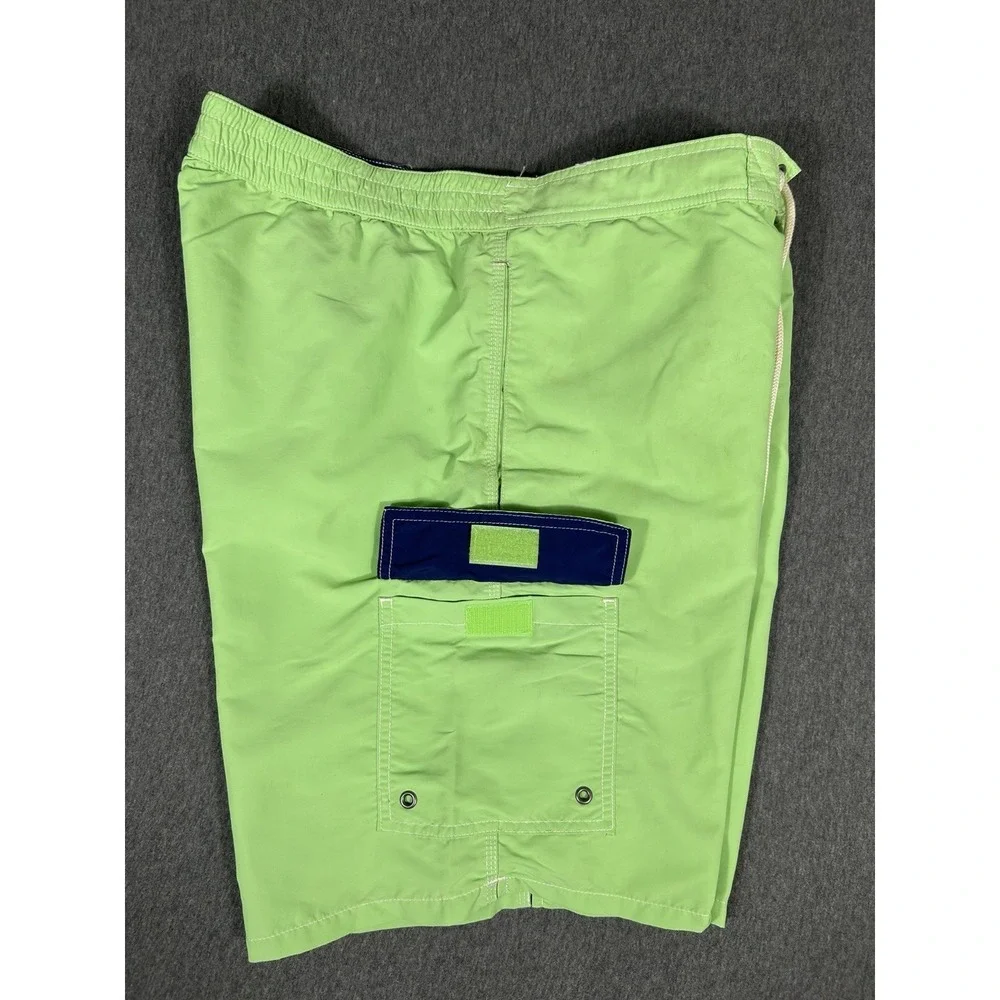Polo Ralph Lauren Swim Trunks Men's Green Cargo Pocket Board Shorts L